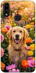 TPU чохол Demsky Flowery labrador для Samsung Galaxy A10s