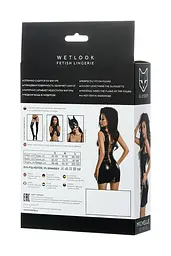 Міні-сукня Glossy Wetlook Michelle S чорний - мініатюра 6