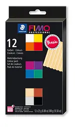 Полімерна глина Fimo в наборі, 12 кольорів по 25 г., BASIC, (8043 C12-1)