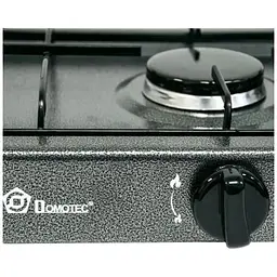Настільна газова плита двокнфоркова Domotec MS-6602 0,54 кВт х2 Сіра - мініатюра 5