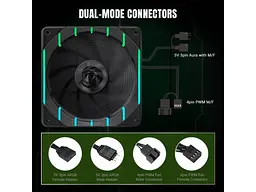 Корпусний вентилятор Gamemax Tornado T12 ARGB-R Black - мініатюра 6