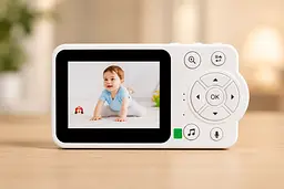 Відеоняня C3 з LCD-дисплеєм 2,8 дюйма / Відеоняня з нічним баченням та двостороннім зв'язком - мініатюра 3
