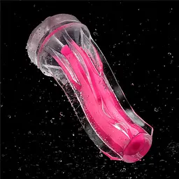 Мастурбатор Lovetoy Lumino Play Masturbator 8.5" рожевий - мініатюра 14
