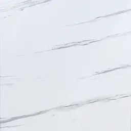Самоклеюча вінілова плитка Sticker Wall SW-00001285 У рулоні білий мармур глянець 3000х600х2 мм - мініатюра 2