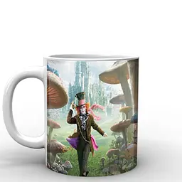 Кухоль GeekLand Аліса в країні чудес Alice in Wonderland ліс чудес AW.02.003 330 мл білий - мініатюра 2