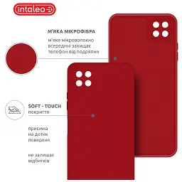 Чохол до мобільного телефона Intaleo SoftShell Samsung Galaxy A22 5G Red (1283126557965) - мініатюра 5