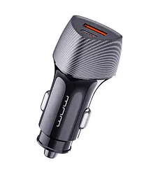 Автомобільне зарядне пристрій WUW-C206 PD20W+QC3.0 Сірий