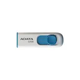 Флеш-накопичувач ADATA USB 2.0 C008 16Gb білий/блакитний