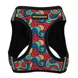 Шлея для собак Bronzedog Sport Vest Вітраж M 24х18х3 см - мініатюра 2