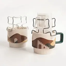 Тримач для дріп пакетів Semi Coffee Drip Filter Bag Holder з нержавіючої сталі - мініатюра 4