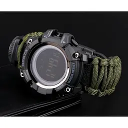 Годинники чоловічі наручні Besta Tactical з компасом (Зелений) - мініатюра 3
