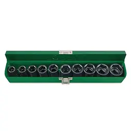 Комплект головок ударних дюймових 1/2" 7/16-1" 10од. Toptul hoz0007632