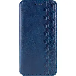 Чохол-книжка GETMAN Cubic Case для Redmi Note 13 Pro 4G/ Poco M6 Pro 4G/ Note 14S Blue [105395]