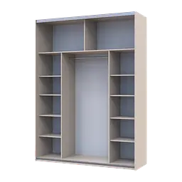 Шафа-купе Doros G-Caiser Кашемір 2 ДСП/3 частини 180х60х240 (42005320) - мініатюра 2