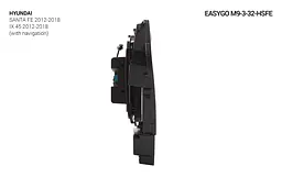 Штатна автомагнітола EasyGo M9-3-32-HSFE Hyundai Santa Fe, iX-45 2012-2018 - мініатюра 2