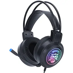 Ігрова гарнітура XTRIKE ME GH-516, USB7.1, статичне RGB, кабель 2 м, чорна