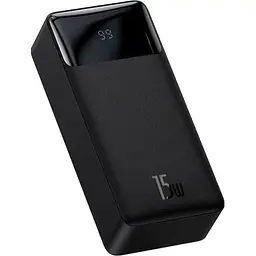 Зовнішній акумулятор Baseus Bipow Digital Display Overseas 30000 mAh 15W (PPBD050201) чорний - мініатюра 4