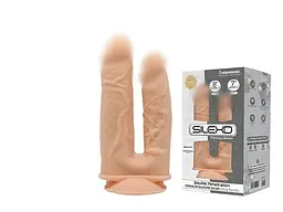 Фалоімітатор подвійний SilexD Double Gusto Flesh (Model 1 size 8 & 7 ) SILEXD SO5966 92461