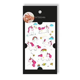 Тату Tattooshka Райдужний єдиноріг EC-651 (5805800010281) shop (5805800010281) - мініатюра 1