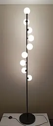 Стильний торшер із кулями Levistella 7529834-9 BLACK - мініатюра 3