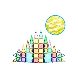 Конструктор Picasso магнітний Tiles Mini Diamond Series Set 60 деталей (817338022303) - мініатюра 2