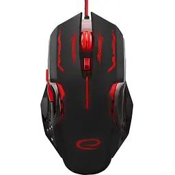 Миша Esperanza MX403 Apache USB black red (EGM403R)