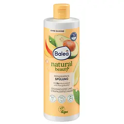 Кондиціонер для волосся Balea Natural Beauty Repairing з органічною олією авокадо та манго, 350 мл