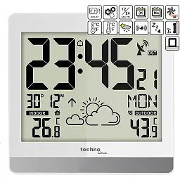 Годинник настінний Technoline WS8119 White (WS8119) - мініатюра 2