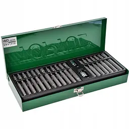 Набір біт TOPTUL 10мм HEX,TORX,SPLINE 40 од. GAAD4002 - мініатюра 3