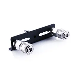 Подвійний конектор для секс-машин Hismith Quick Connector Adapter with Double Head, система KlicLok - мініатюра 5