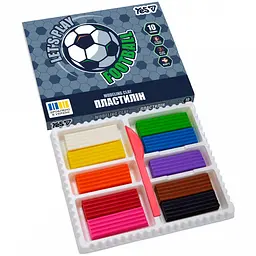 Пластилін Yes Football 10 кольорів 200 г (540713) - мініатюра 2