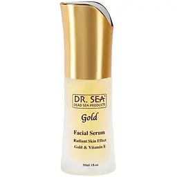 Сироватка-концентрат для обличчя Dr. Sea Gold з золотом, з ефектом сяйва 30 мл (501446) - мініатюра 2