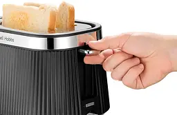 Тостер 26760-56/RH Bronte 2S Toaster Black Russell Hobbs teh0026447 - мініатюра 3