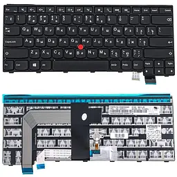 Клавіатура для ноутбука LENOVO (ThinkPad: T460S T470S) rus чорний