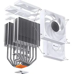 Кулер для процесора Jonsbo CR-3000 ARGB White (CR-3000 ARGB White) - мініатюра 9