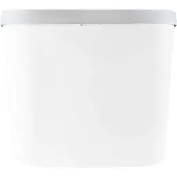 Відро для сміття MBM My Home вузьке без кришки 10 л біле (BIN-08 10L WHITE) - мініатюра 4