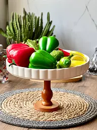 Підставка для торта на ніжці "White kitchen", 27x16 см - мініатюра 2