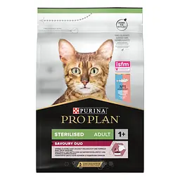 Сухий корм для стерилізованих котів Purina Pro Plan Sterilised Senses з тріскою та фореллю 3 кг - мініатюра 2