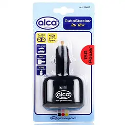 Розгалужувач прикурювача Alca на 2 гнізда 12V Оригинал (510 000) - мініатюра 3