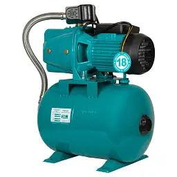 Станція 1.1кВт Hmax 55м Qmax 70л/хв (самовсмоктуючий насос) 24л Україна AQUATICA (775088/24) - мініатюра 3