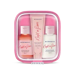 Набір Mermade Night in Paris Body Care: лосьйон для тіла 100 мл + гель для душу 100 мл + крем для рук 30 г + косметичка - мініатюра 2