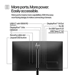Монітор 27" HP S5 Pro 527pu QHD IPS 100Hz (9E0G5AA) - мініатюра 9