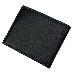 Класичне чорне шкіряне портмоне Tiding Bag M39-1023-3A - мініатюра 4
