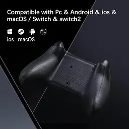 Геймпад Бездротовий GuliKit ES PRO для ПК, Switch 2, Switch та Android, TMR 4000 Чорний - мініатюра 3