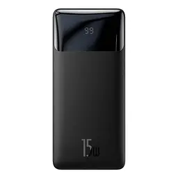 Зовнішній аккумулятор Baseus Bipow Overseas 10000mAh 15W чорний PPBD050001 - мініатюра 2