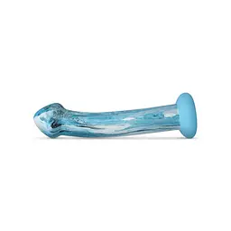 Скляний дилдо Gildo - Ocean Ripple Glass Dildo - мініатюра 2