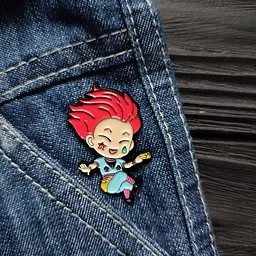 Значок Хантер х Хантер Хісока Hunter × Hunter Hisoka CH XX HH - мініатюра 3