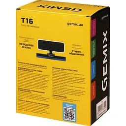 Веб-камера Gemix T16 Black [120290] - мініатюра 8