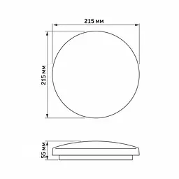 LED світильник настінно-стельовий Titanum Зоряне небо 12W 5000K (26880-000) - мініатюра 3