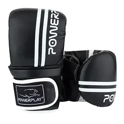Рукавиці боксерські Power Play 3025, Black/White - S